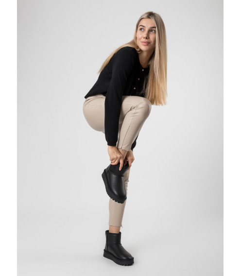 Угги женские черные Melanda 1746Ц