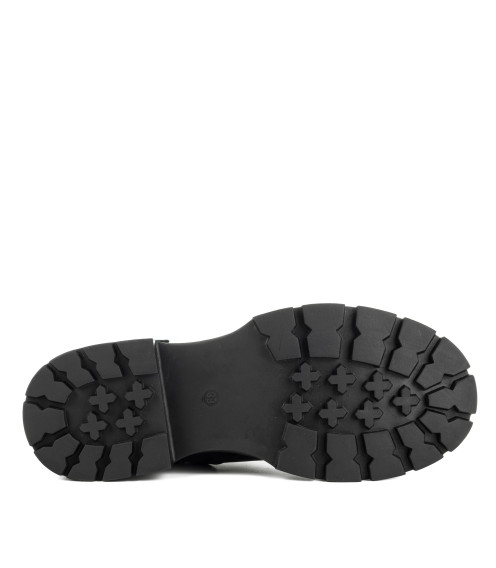 Ботинки женские зимние черные кожаные Meegocomfort 1750Ц