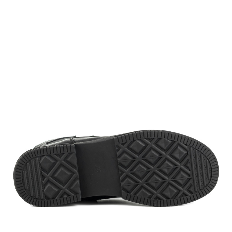 Ботинки женские зимние черные  кожаные Meegocomfort 1751Ц