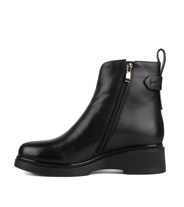 Черевики зимові жіночі шкіряні чорні Top.Ray 1754Ц