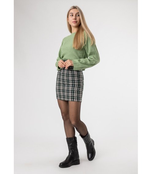Полусапоги женские кожаные черные на танкетке Top.Ray 1755Ц