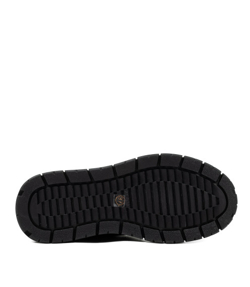 Черевики жіночі зимові  чорні комбіновані Gifanni 1761Ц