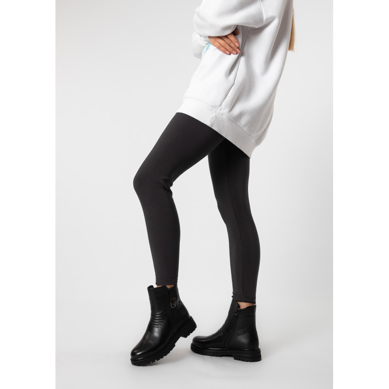 Ботинки женские черные кожаные Meegocomfort 1873Ц