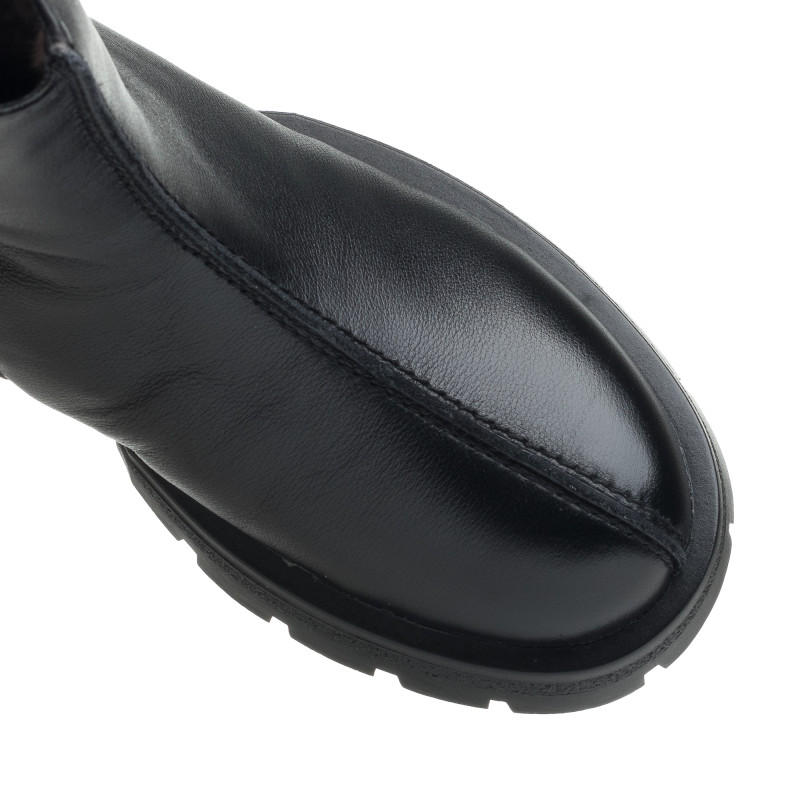 Черевики жіночі шкіряні чорні зимові Meegocomfort 1875Ц
