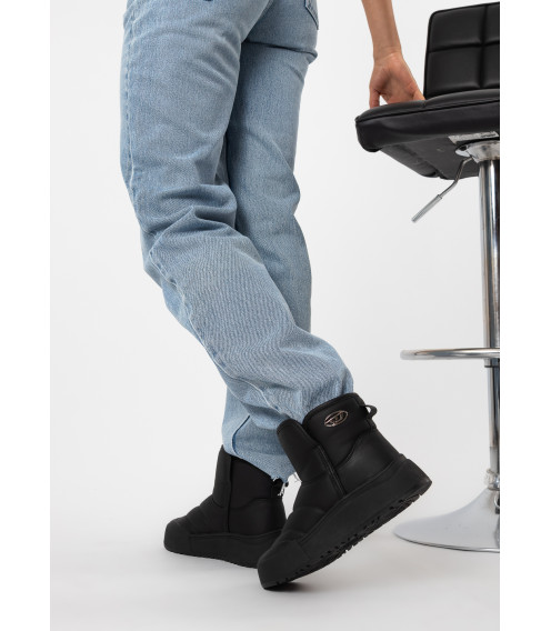 Ботинки женские черные на платформе Zojas Comfort 1980Ц
