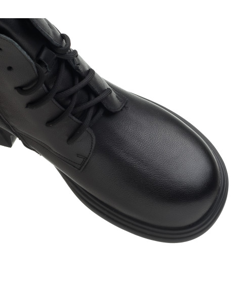 Ботинки женские черные на шнуровке Zojas Comfort 1985Ц