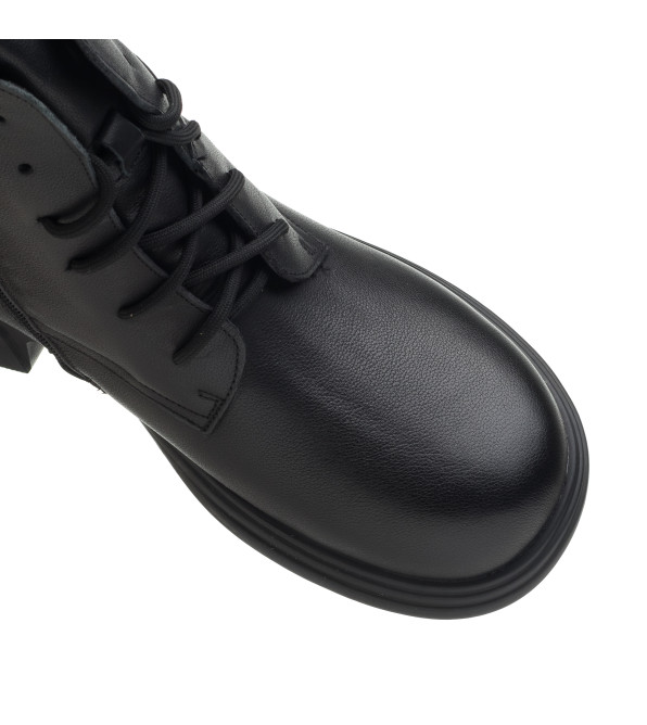 Ботинки женские черные на шнуровке Zojas Comfort 1985Ц