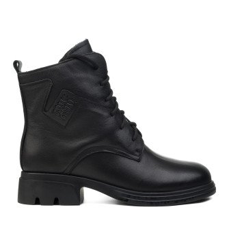 Ботинки женские черные на шнуровке Zojas Comfort 1985Ц