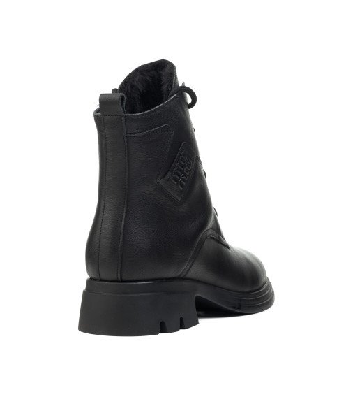 Ботинки женские черные на шнуровке Zojas Comfort 1985Ц