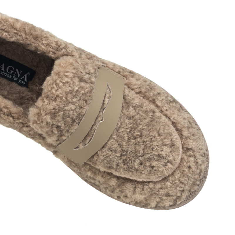 Туфли женские зимние бежевые Spagna 2074Ц-1