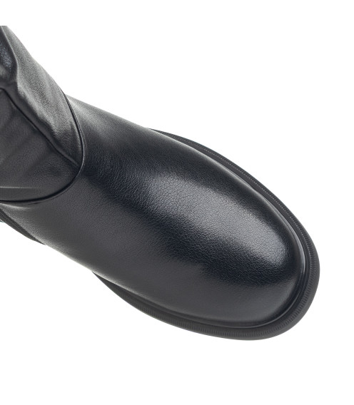 Сапоги женские кожаные зимние черные Marigo 2154Ц