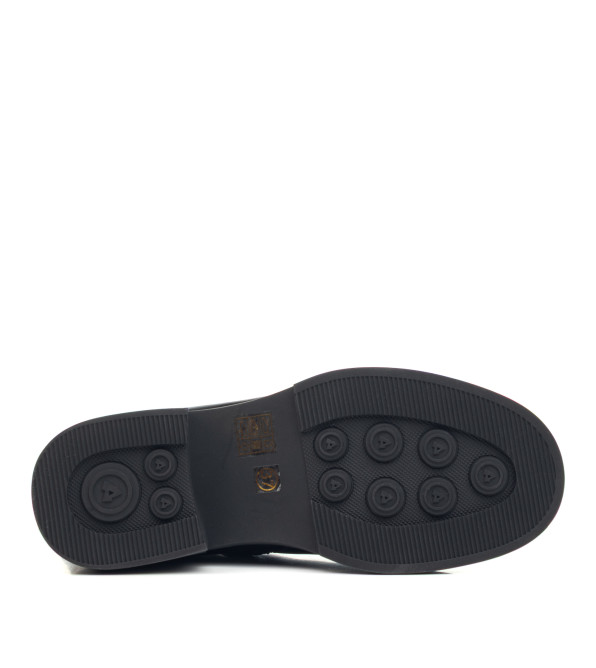 Черевики жіночі шкіряні зимові чорні Meegocomfort 2161Ц