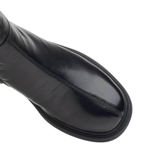 Черевики шкіряні жіночі чорні Meegocomfort 2162Ц