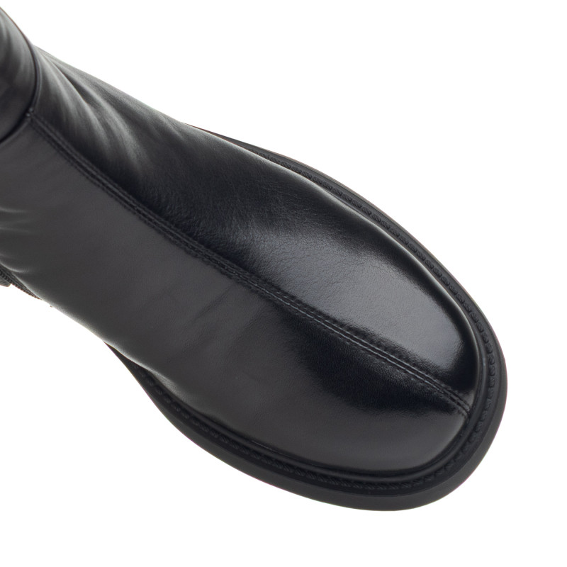Черевики шкіряні жіночі чорні Meegocomfort 2162Ц