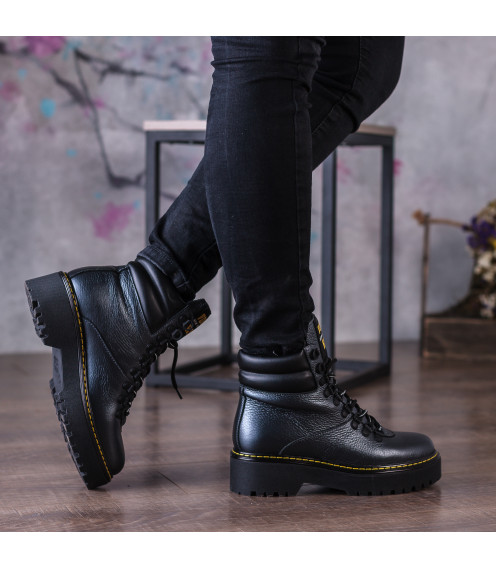 Ботинки женские кожаные зимние на шнуровке Teona 432ЦZ-А