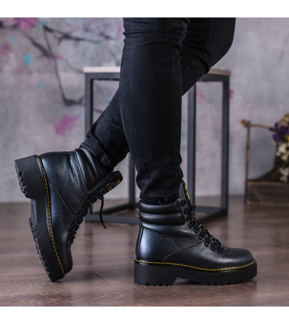 Ботинки женские кожаные зимние на шнуровке Teona 432ЦZ-А
