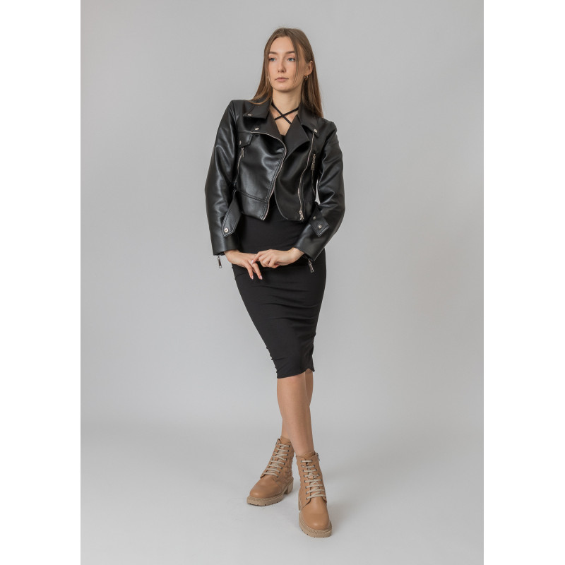 Ботинки женские коричневые на шнуровке Evromoda 480ЦZ-В