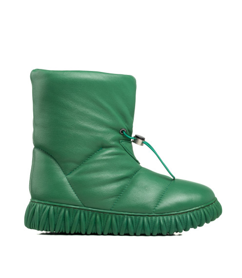 Ботинки женские зеленые зимние Evromoda 481ЦZ-В