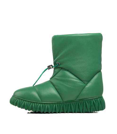Ботинки женские зеленые зимние Evromoda 481ЦZ-В