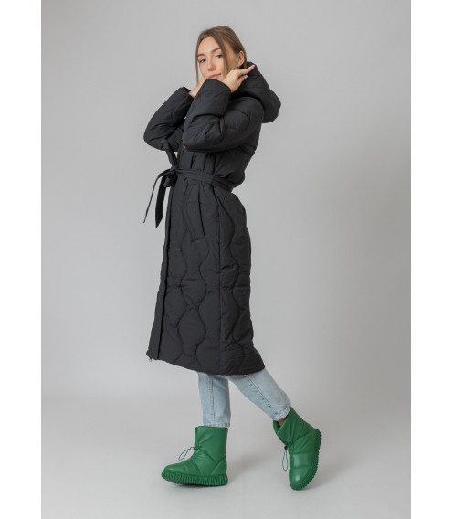 Ботинки женские зеленые зимние Evromoda 481ЦZ-В