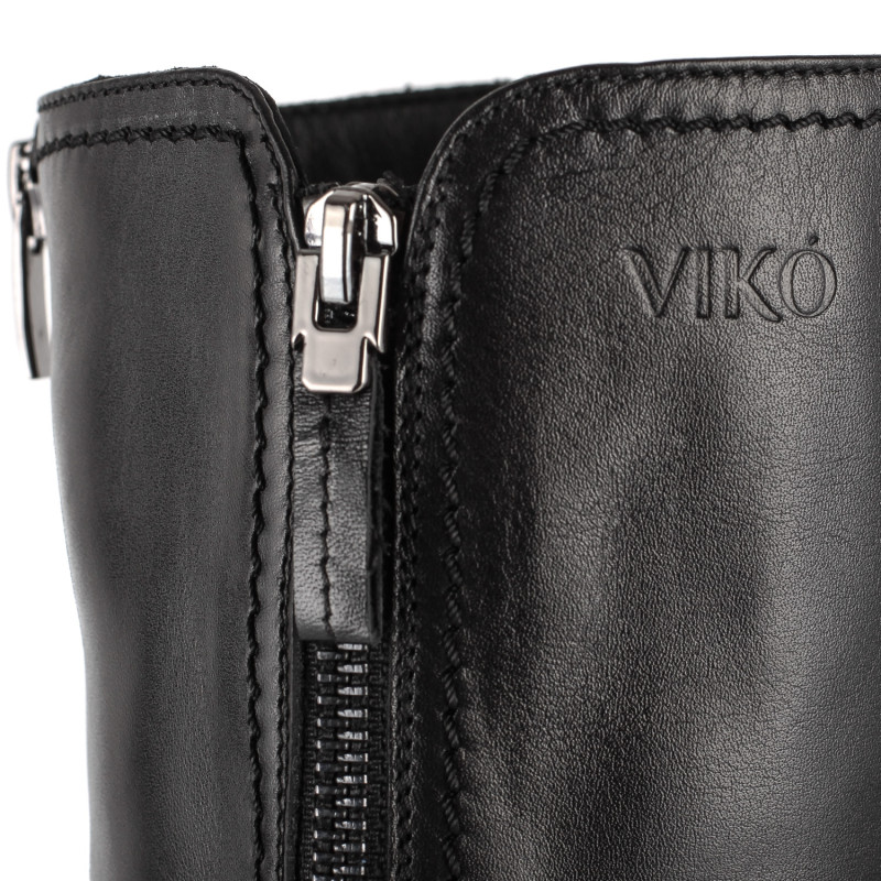Сапоги женские кожаные зимние на низком ходу Viko 951ЦП