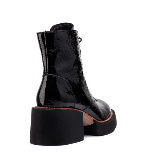 Ботинки женские черные на платформе My classic 1455Б