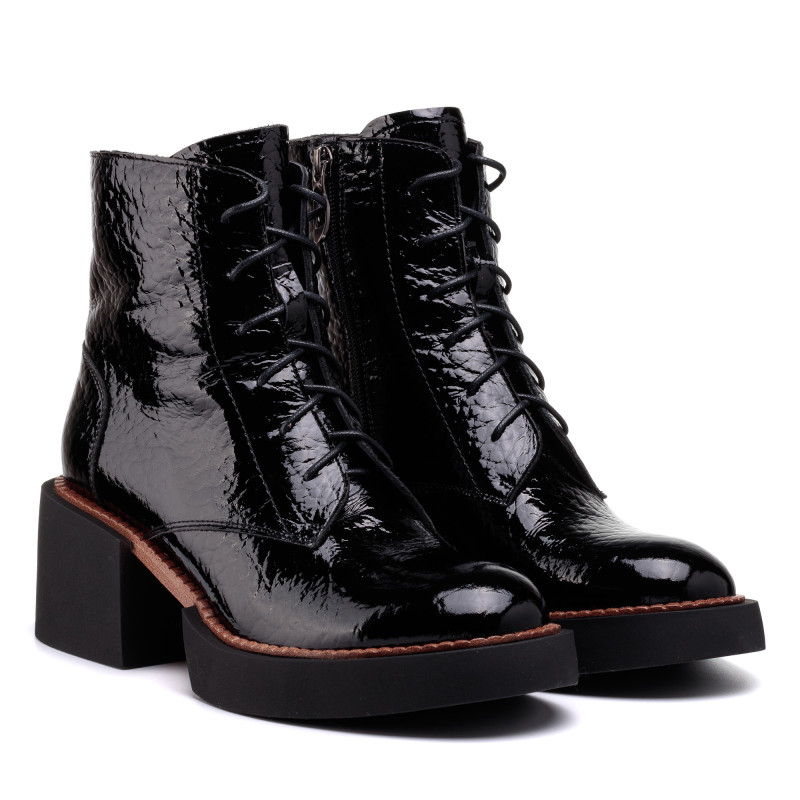 Ботинки женские черные на платформе My classic 1455Б