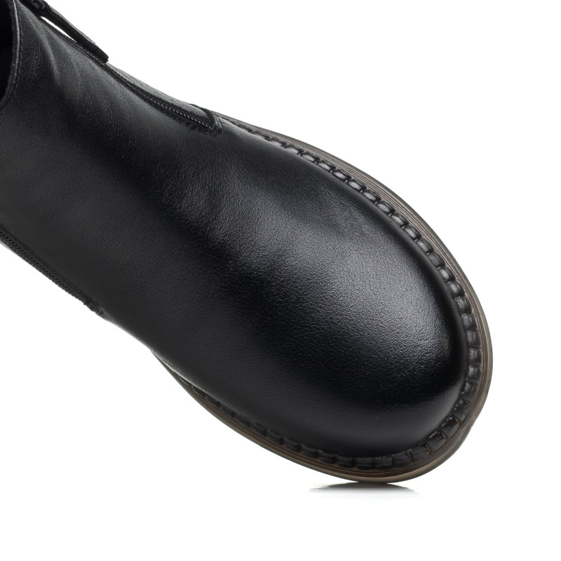 Черевики чорні на танкетці Meegocomfort 1579Б