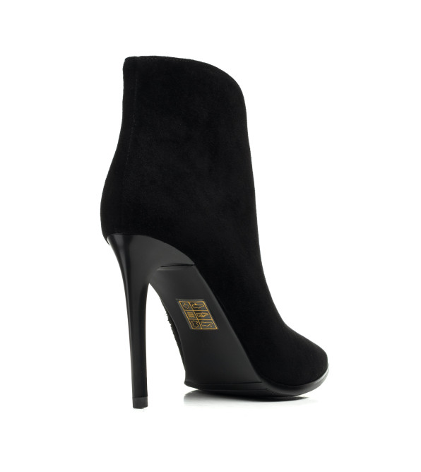 Ботильоны женские черные замшевые на шпильке Lady Marcia 1602Б