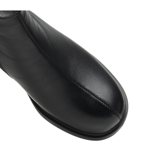 Ботинки женские кожаные на низком каблуке Meegocomfort 1639Б
