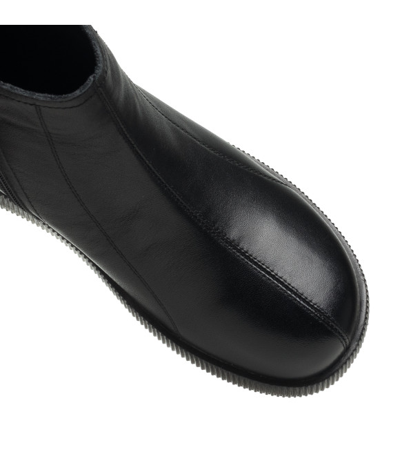Ботинки женские кожаные черные Meegocomfort 1643Б