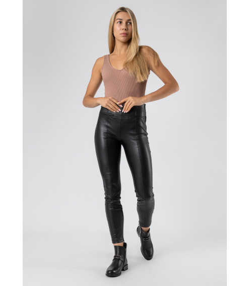 Ботинки женские кожаные черные на удобном каблуке Lady marcia 1681Б