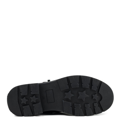 Ботинки женские кожаные черные Meegocomfort 1721Б