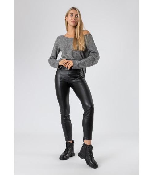 Ботинки женские кожаные черные Meegocomfort 1721Б