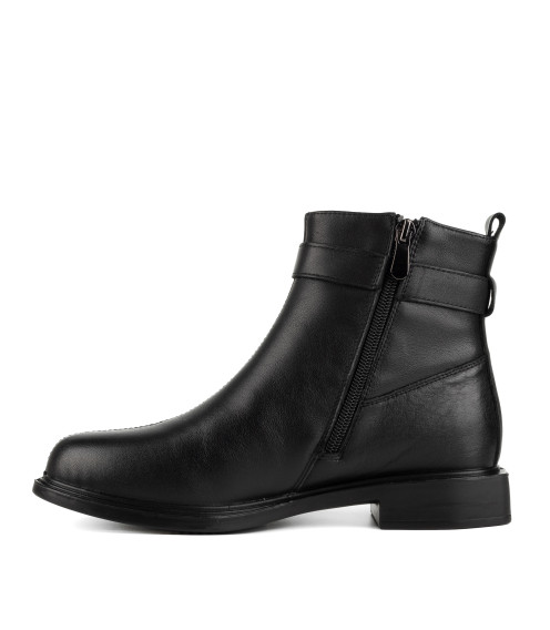 Ботинки женские кожаные черные Meegocomfort 1748Б