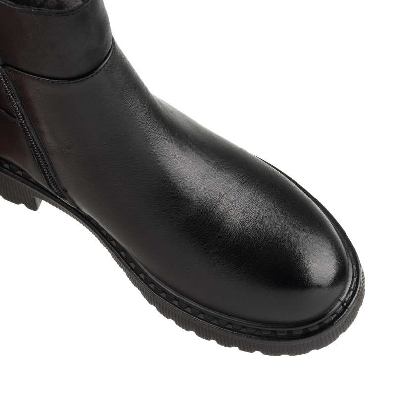 Ботинки женские черные кожаные Meegocomfort 1749Б
