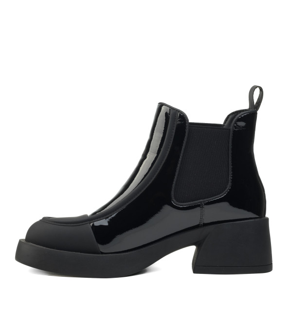 Ботинки женские черные лакированные Zojas Comfort 1851Б