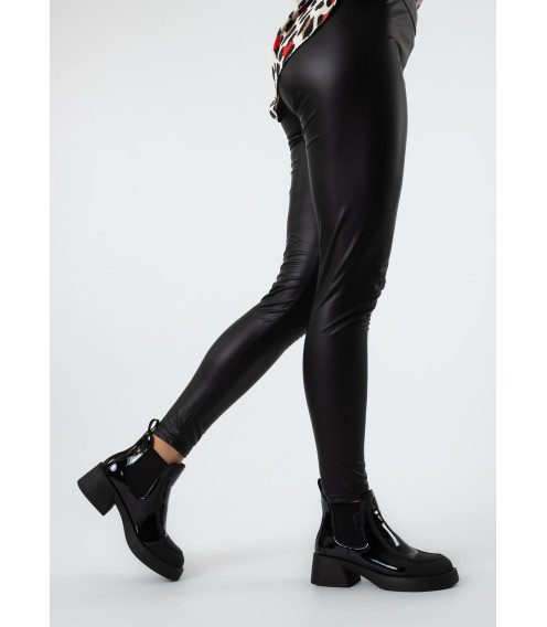 Ботинки женские черные лакированные Zojas Comfort 1851Б