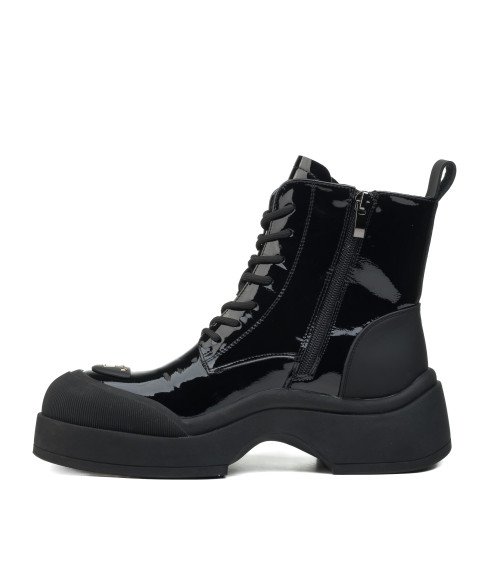 Ботинки женские лакированные на шнуровке Zojas Comfort 1855Б