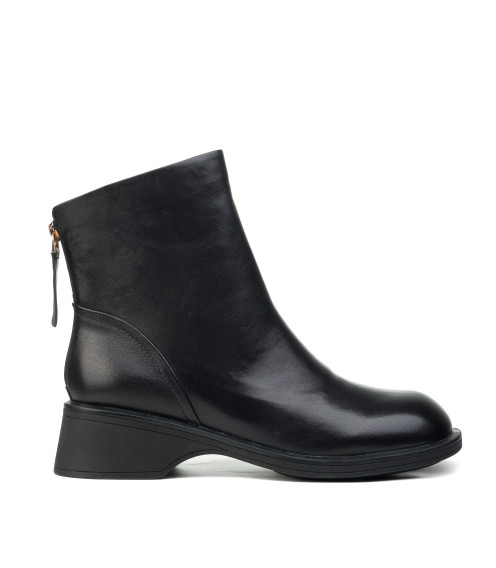 Ботинки женские черные кожаные Zojas Comfort 1858Б