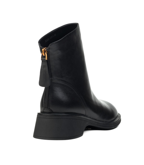 Ботинки женские черные кожаные Zojas Comfort 1858Б