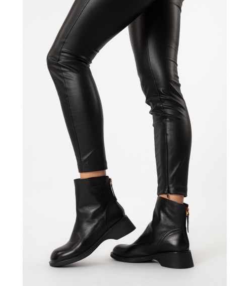 Ботинки женские черные кожаные Zojas Comfort 1858Б