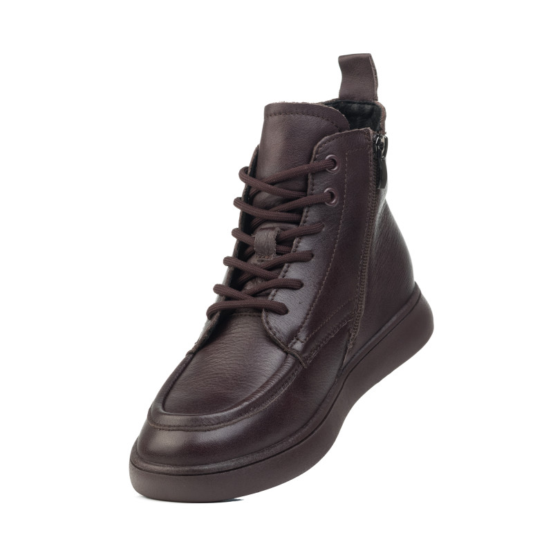 Черевики жіночі шкіряні баклажанові Renzoni 1938Б