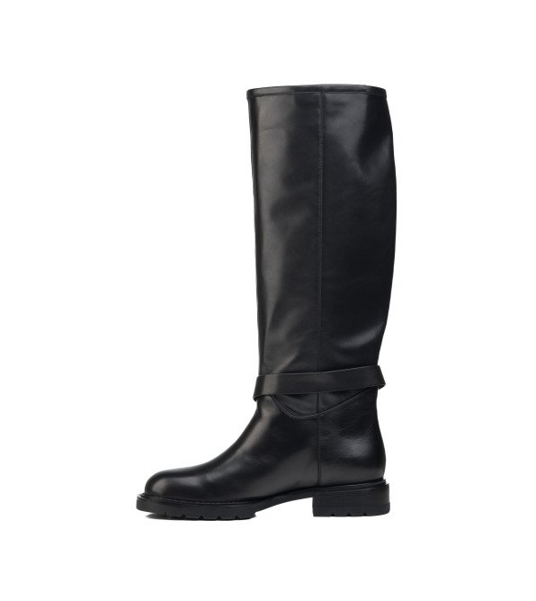 Сапоги женские черные демисезонные Deenoor 1993Б