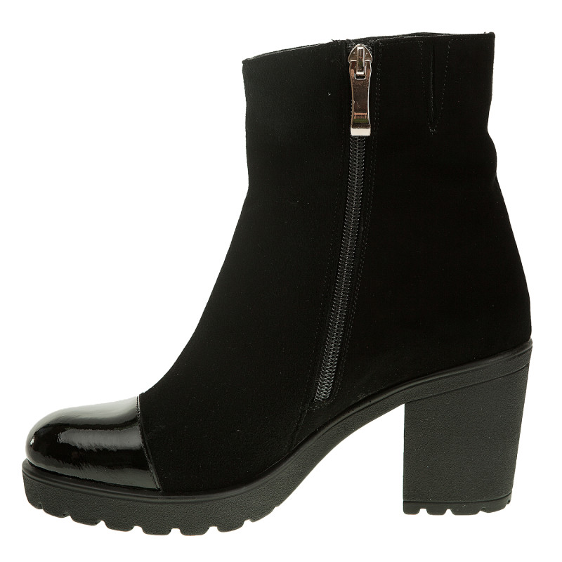 Ботильйони на каблуці з лаковим носком El Passo 467БП