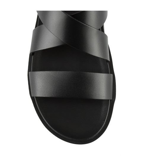 Босоножки мужские кожаные стильные Bertoni 1062