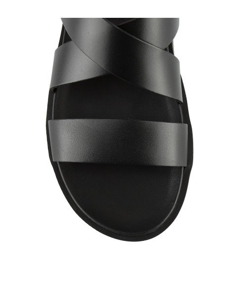 Босоножки мужские кожаные стильные Bertoni 1062