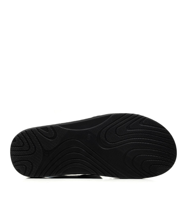 Босоножки мужские черные кожаные на липучках Goretti 1101
