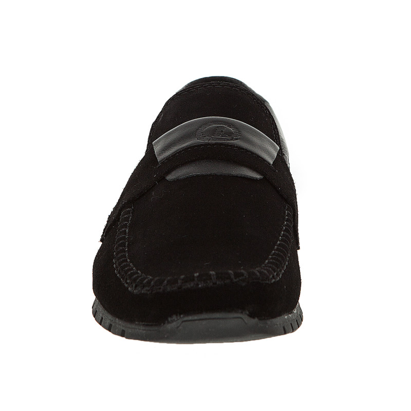 Мокасины мужские замшевые черные Dan-shoes 2275
