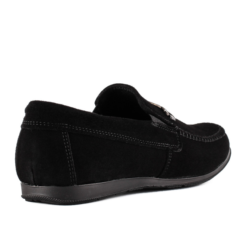 Мокасины мужские замшевые стильные DanShoes с пряжкой 2441